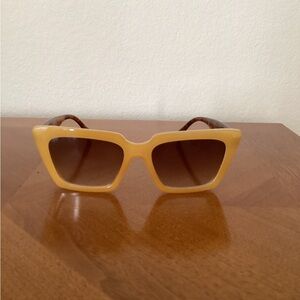 Martha Stewart Cream Sunglasses